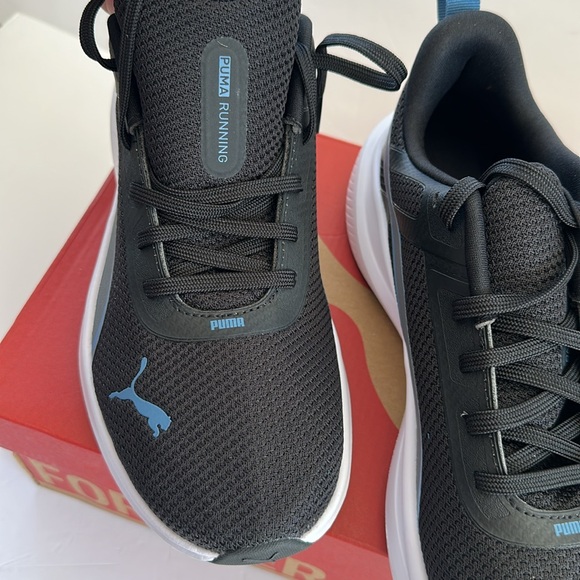 PUMA Men’s Running Sneakers Black and Blue - Picture 5 of 16